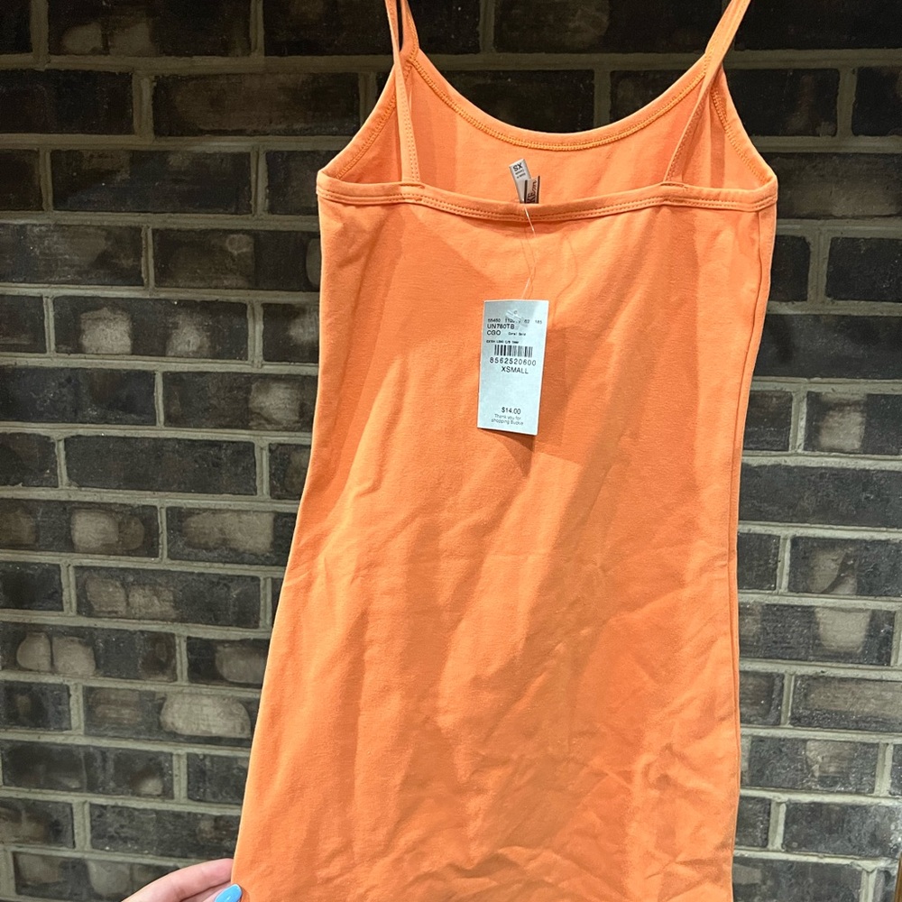 Buckle Tank Top| Color:Orange| Size:XS| Never worn!